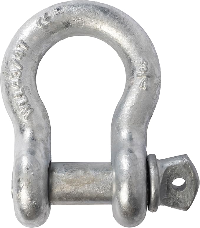 Alfa Wheels Bow Shackle for Tow Strap Hooks by 34 Alloy Steel Heavy Duty Shackles with Clevis and Anchor Screw Pins - a Must Have Accessory for Off-Road, Towing and Vehicle Recovery and Sailing
