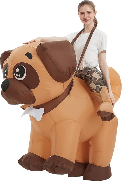 Inflatable Dog Halloween Costume For Adults (72 inch)