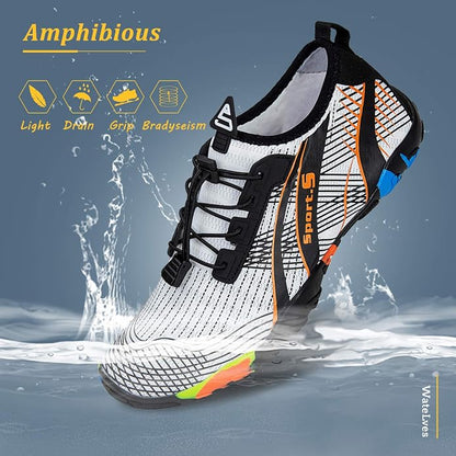WateLves Water Shoes Mens Womens Beach Swim Shoes Quick-Dry Aqua Socks Pool Shoes for Surf Yoga Water Aerobics https://a.co/d/08w9KPbA