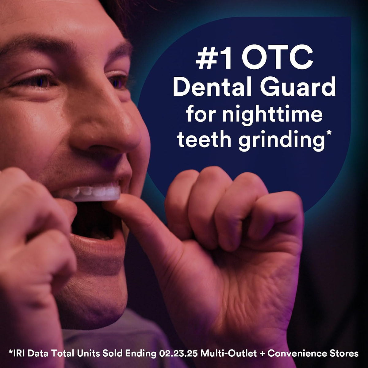 DenTek Professional-Fit Dental Guard, Mouth Guard for Grinding Teeth at Night, 1 Count only ( Box Damage )