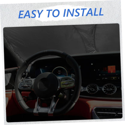 Gatuida Car Windshield Sunshade Cover Insulation Sun for Vehicles Blocks Rays Easy to Use Keeps Interior Cool and Comfortable