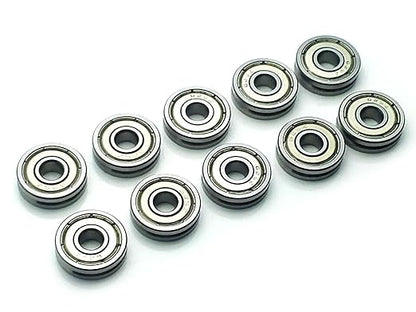 10pcs V625ZZ 625VV V Groove Guide Pulley Rail Ball Bearings 5 x 16 x 5mm
