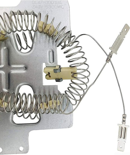 Dryer Heating Element Compatible with Samsung DV50F9A6EVWA2-000, Samsung DV337AERXAA-0000, Samsung DV409AEWXAA-0000, Samsung DV393ETPARAA1-0001 Dryers
