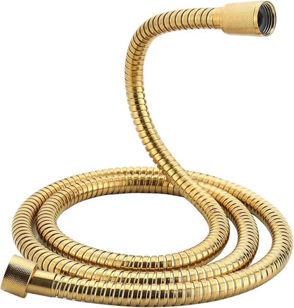 Shower Hose Replacement for Grohe 28143000 59" Metal Longlife Shower Hose,Replacement Shower Hose Suitable for Use with Any GROHE Hand Shower,Durable Metal Construction (Gold)