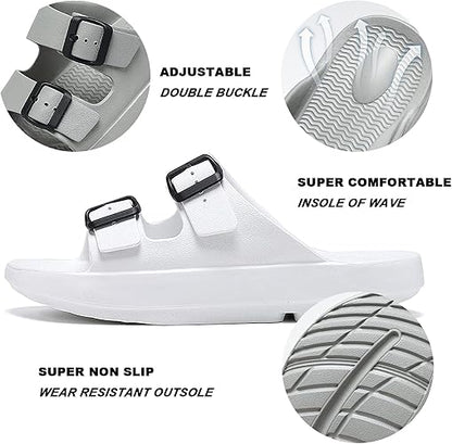 Quick Drying Thick Sole Slippers Home Shower Soft Platform Sandals Indoor & Outdoor Extremely Comfy EVA Pillow Slippers