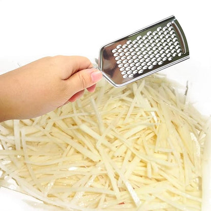 Honbay 1PCS Stainless Steel Cheese Grater Lemon Zester with Handle for Vegetables Lemon Cheese Chocolate