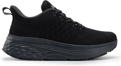 AVW Womens Non Slip Work Shoes Water Resistant Walking Sneakers Food Service Chef Kitchen Shoes.