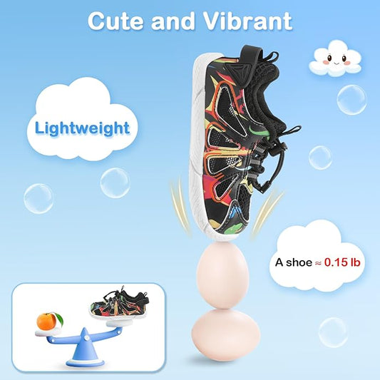 BARERUN Toddler Shoes Boy Girl Sneakers Lightweight Breathable Barefoot RunningWalking Shoes Toddler Tennis Shoes with Adjustable Tightness