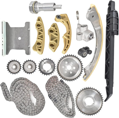 labwork Timing Chain Kit 94201S 9-4201S 94201SX Replacement for Saturn Aura 2.4L L4 2008-2009 Replacement for Chevy Equinox 2.4L L4 2010-2015