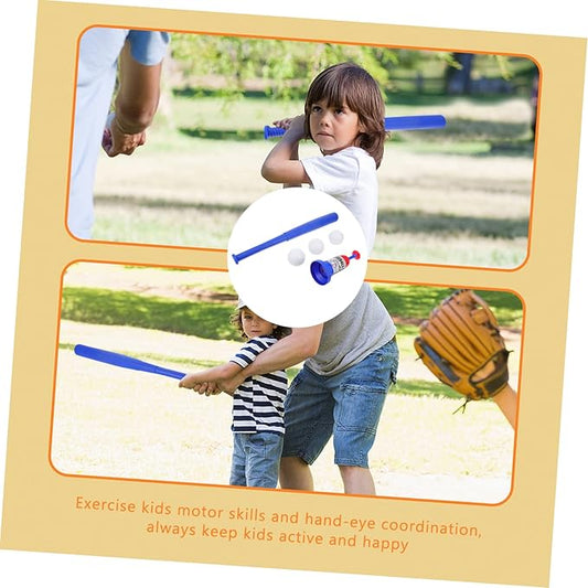 1set Baseball Training Set for Boys and Girls Automatic Baseball Launcher Bat Improve Batting Skills Safe Fun for Boys Girls
