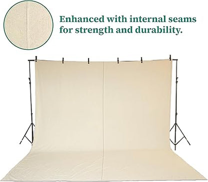 ZUPERIA Canvas Drop Cloth (Size 12 x 15 Feet - Pack of 2) - Pure Cotton Painters Drop Cloth for Painting, Furniture  Floor Protection - All Purpose Thick Canvas tarp with Double Stitched Edges