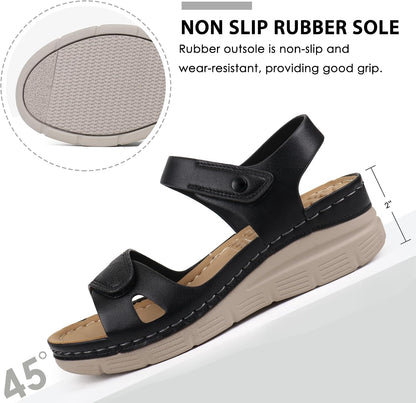 Ortho + Rest Women Arch Support Walking Sandals Comfortable Orthotic Sandals