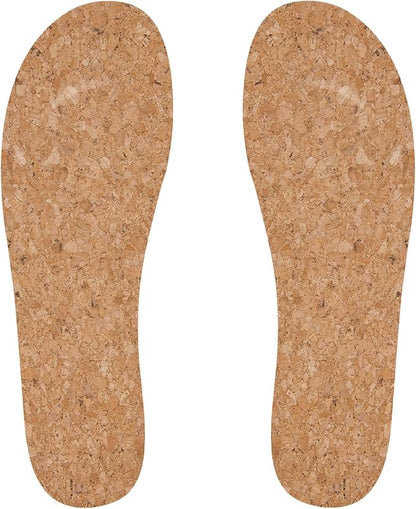 Cork Insoles for Hey Dude Men's Wally Shoes Replacement, Footwear Inserts Comfortable & Light-Weight