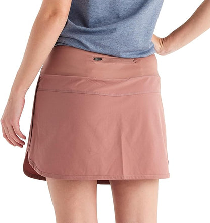 Free Fly Women's Lined Breeze Skort - Lightweight, Breathable Sun Protection UPF 50+ Casual Skort with Bamboo Viscose Liner