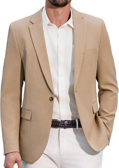 COOFANDY Men's Casual Blazer Slim Fit Lightweight Sport Coats One Button Suit Jacket Dress Blazer Jackets