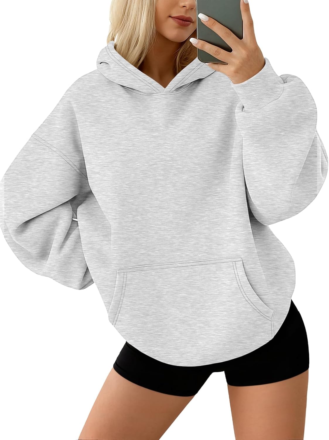 Hoodies for Women Oversized Sweatshirts Fall Fashion Outfits 2025 Pullover Fleece Casual Sweaters Winter Y2k Clothes