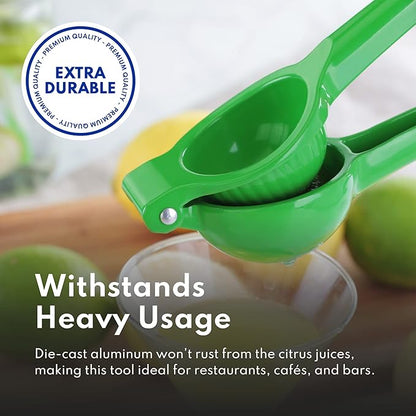 New Star Foodservice 42849 Enameled Aluminum Lime Squeezer, Green