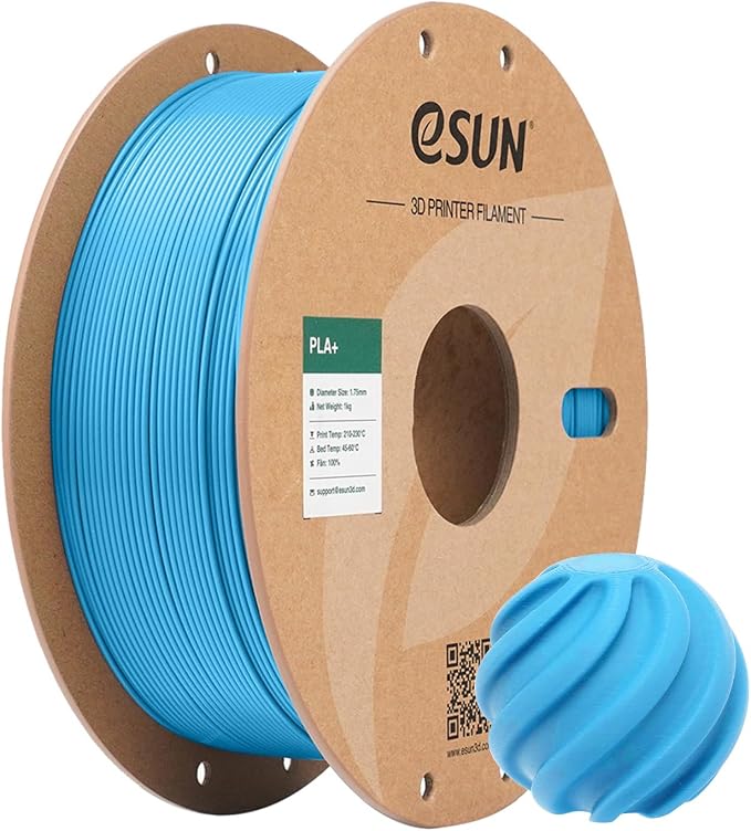 eSUN PLA+ Filament 3D Printer Filament PLA Plus 1KG Space Blue PLA Plus 1.75mm, Dimensional Accuracy +/- 0.03mm, 1KG Spool (2.2 LBS) 3D Printing Filament for 3D Printers