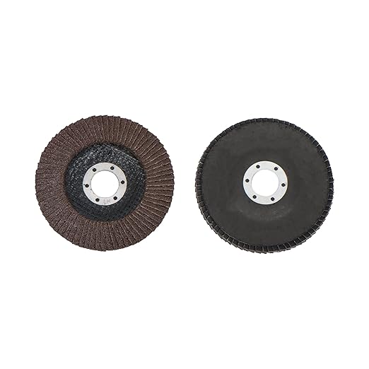 100 Pack 40 Grit Flap Discs 4.5 Inch x 78 Inch Arbor Premium Zirconia Grinding Wheels for Metal, Steel, and Welds