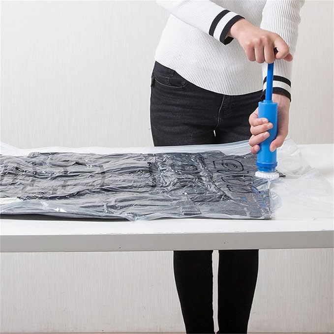 Vacuum Hanging Storage Bag Closet Wardobe Clothes Hanging Organizer for Home Bedroom Dormitory Down Supply Compression Storage Bag