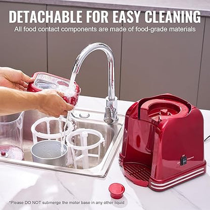 Happybuy Slushy Machine for Home, 32oz Tank Home Margarita Maker, Smoothie Frozen Drink Creator with Food-grade, for Home DIY  Kids' Parties, Red