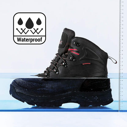 Size 11, NORTIV 8 Men's Insulated Waterproof Construction Hiking Winter Snow Boots.