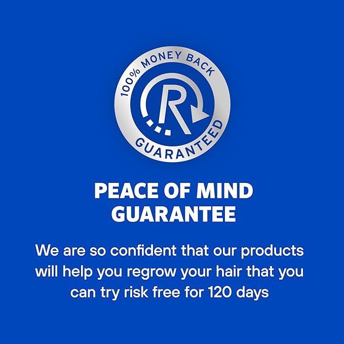 Men's Rogaine Extra Strength 5 Minoxidil Topical Solution for Thin Hair, Hair Loss Treatment to Regrow Fuller, Thicker Hair, 3 Month Supply, 3 Bottles