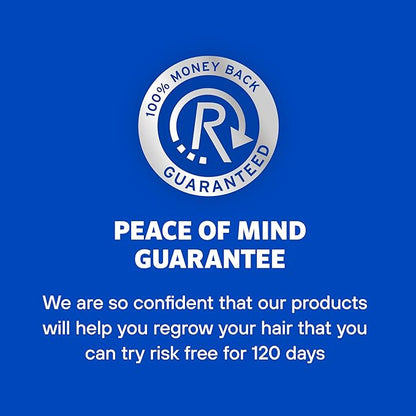 Men's Rogaine Extra Strength 5 Minoxidil Topical Solution for Thin Hair, Hair Loss Treatment to Regrow Fuller, Thicker Hair, 3 Month Supply, 3 Bottles