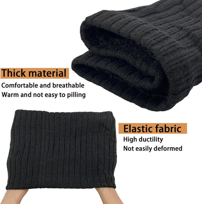 Winter Neck Gaiter for Women Men Thermal Fleece Neck Warmer Windproof Face Cover Ski Mask Gift for Cold Weather