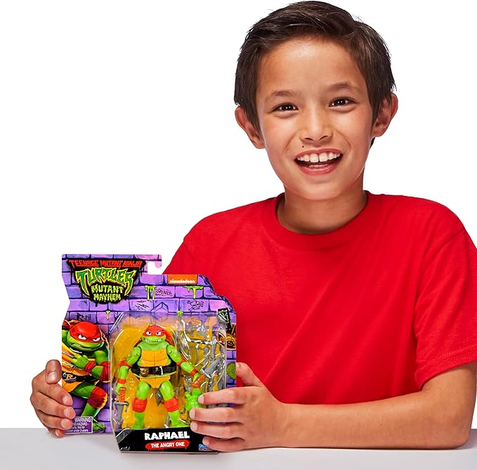 Teenage Mutant Ninja Turtles: Mutant Mayhem 4.6 Raphael Basic Action Figure by Playmates Toys