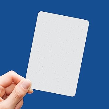 Notsu Dot Grid Index Cards 4x6 inch, 50 ct  Thick Dotted Note Cards wRounded Corners  Premium Heavy Duty Paper 350 gsm