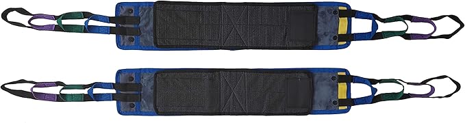 Hip Lift Sling (Large) Solid Fabric, Non-Slip Polyester Sling, Inner Thigh Cuff Compatible with Hoyer, Invacare, McKesson, Drive, Lumex, Medline, Joerns and other Patient Lifts