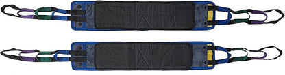 Hip Lift Sling (Large) Solid Fabric, Non-Slip Polyester Sling, Inner Thigh Cuff Compatible with Hoyer, Invacare, McKesson, Drive, Lumex, Medline, Joerns and other Patient Lifts