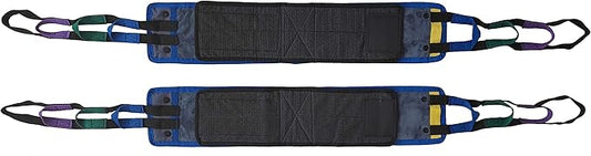 Hip Lift Sling (Large) Solid Fabric, Non-Slip Polyester Sling, Inner Thigh Cuff Compatible with Hoyer, Invacare, McKesson, Drive, Lumex, Medline, Joerns and other Patient Lifts