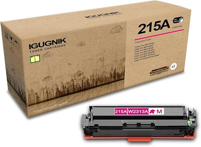 1-Pack 215A W2313A High Yield Magenta Toner Cartridge(with chip), Replacement for HP 215A W2313A for Color Pro M155-M156 Series MFP M182 M183 M155 M182n M183fw M182nw Printer