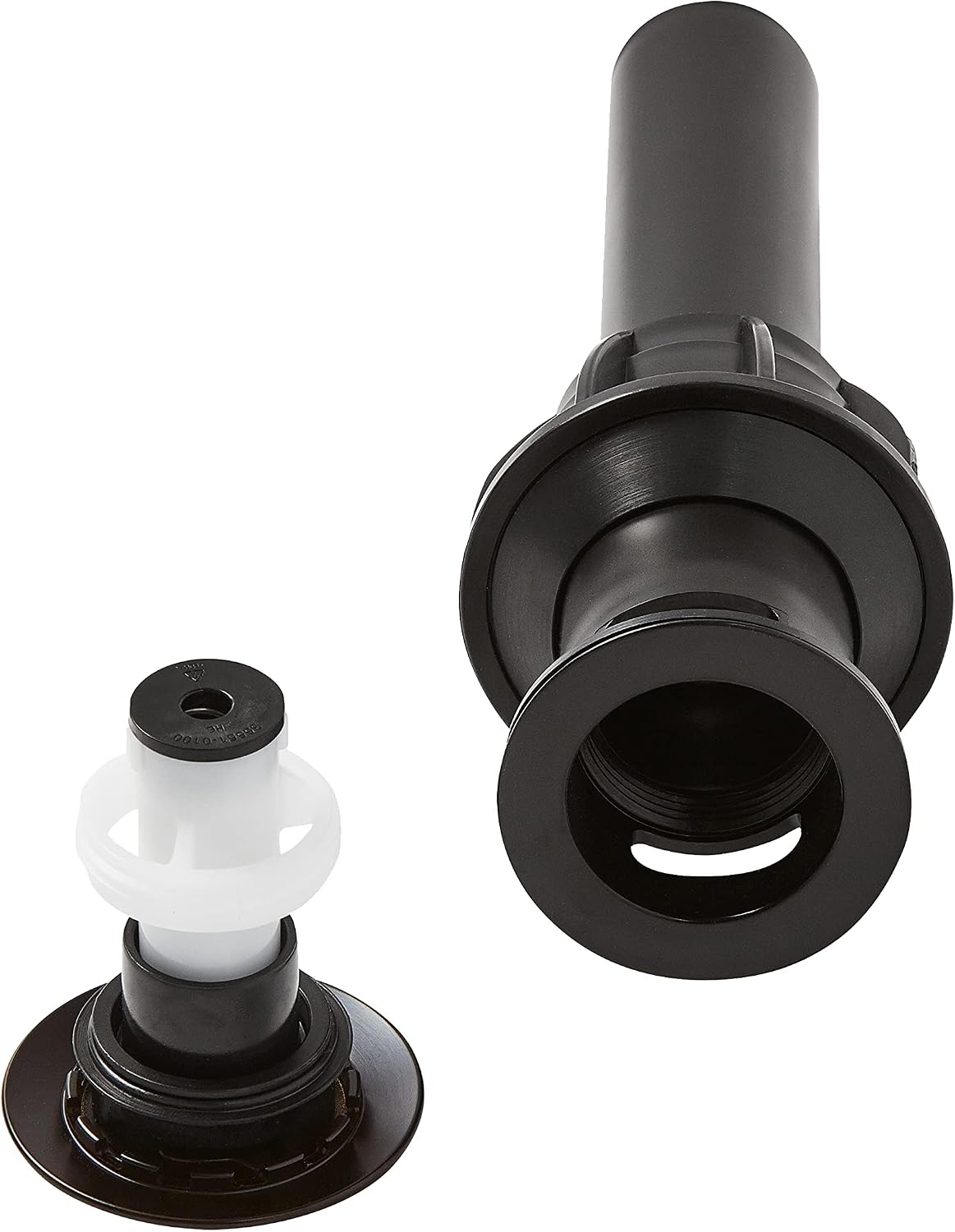 Pfister Push & Seal Pop Up Drain Stopper Assembly Kit for Bathroom Sink, Matte Black Finish, 972097B