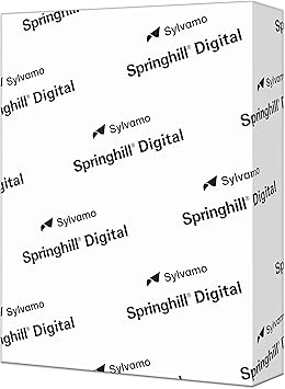 Springhill 8.5 x 11 Green Colored Cardstock Paper, 65lb, 176gsm, 250 Sheets (1 Ream)  Premium Medium Weight Vellum Cardstock, Printer Paper with Textured Finish  014050R