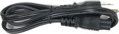 Original 3.3 foot AC power cord LS-18 LP-30B E55349, compatible with PN: 05V1C9, 0K260C, 0K2490, 02JVNJ, NEMA 5-15P to C5 3-slot Mickey Mouse type plug, for