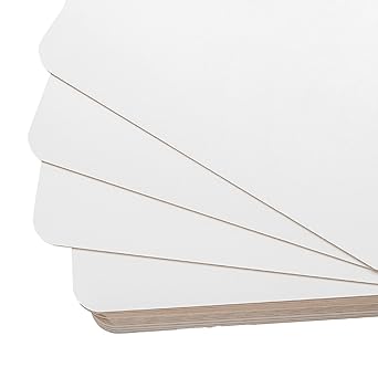 School Smart Frameless Dry Erase Boards, 9 x 12 Inches, Pack of 30