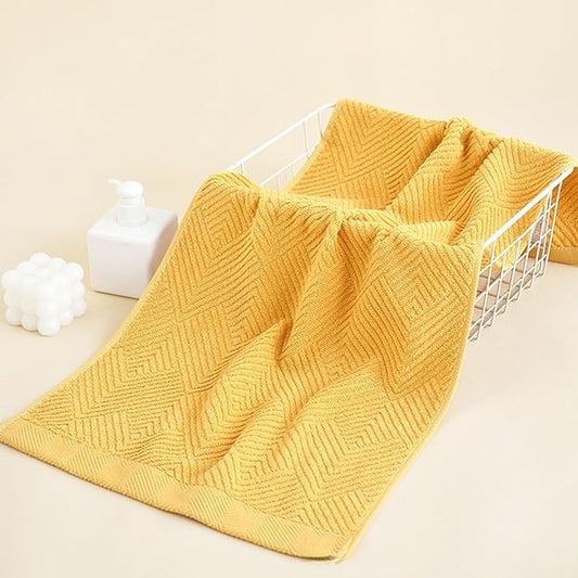 1pc Soft Cotton Towel, Thickened High Absorbency Face Towel Bath Towel for Home, for Travel  Hotel