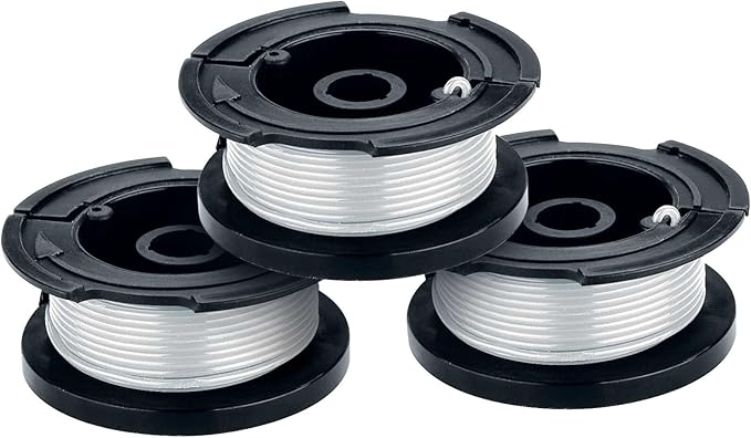 BLACKDECKER Weed Eater String, Trimmer Line, 3-Pack, 30-Feet of Replacement Spool, 0.065-Inch Diameter (AF1003ZP)