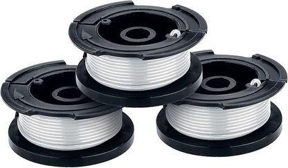 BLACKDECKER Weed Eater String, Trimmer Line, 3-Pack, 30-Feet of Replacement Spool, 0.065-Inch Diameter (AF1003ZP)