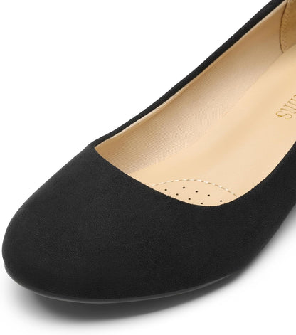 Women's Debbie Mid Wedge Heel Pump Shoes