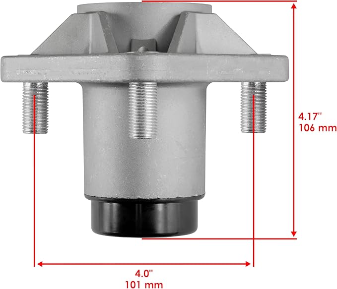 Caltric Complete Front Wheel Hub Compatible With EZGO RXV 2008 - UP GasElectric 609603 600001