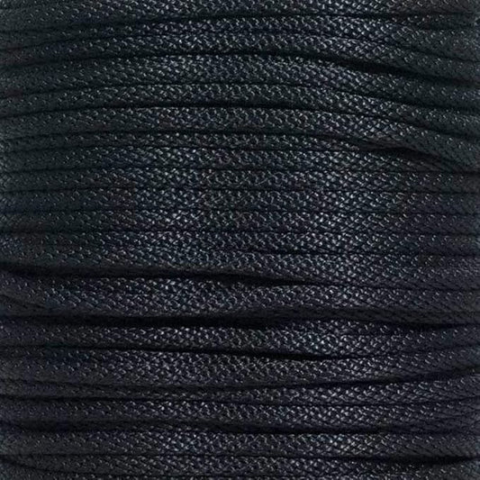 Solid Braid Nylon Rope - 12 Inch x 10 Feet - Black