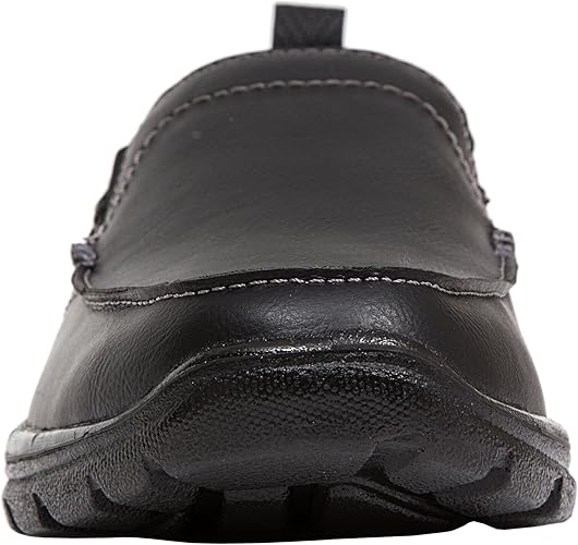Men’s Everest Memory Foam Dress Comfort Casual Slip-On Black Loafer