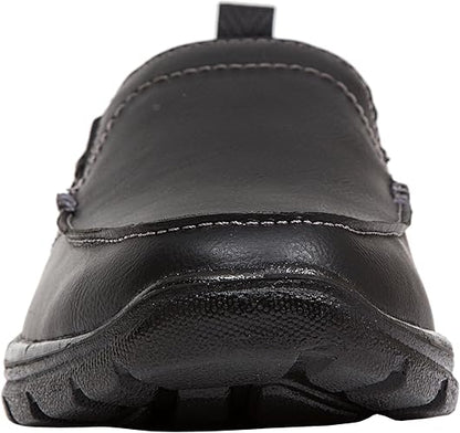 Men’s Everest Memory Foam Dress Comfort Casual Slip-On Black Loafer
