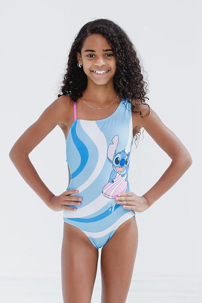 Disney Lilo & Stitch UPF 50+ One Piece Bathing Suit Newborn to Big Kid Sizes (9 Months - 14-16)