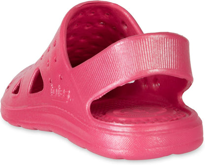 Totes Kids' Everywear Lightweight Waterproof Contoured Splash and Play Clog Sandals with Strap