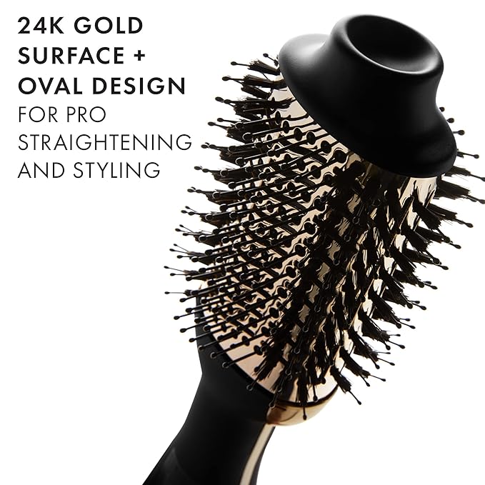 Hot Tools 24K Gold One-Step Hair Dryer & Volumizer Style & Dry, Professional Blow with Ease